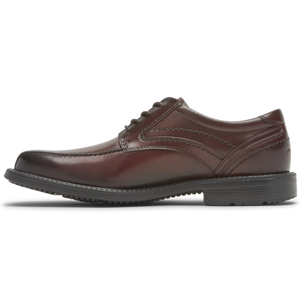 Rockport Singapore Mens Oxfords - Style Leader 2 Bike Toe Dark Brown - IA9370264